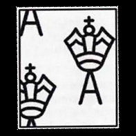 Australian 1918-1924 1d King George V Carmine Stamp - Type 4 Watermark