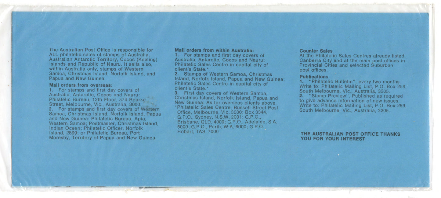 Australian Antarctic Territory 1972 10th Anniversary Of Antarctic Treaty Stamp Pack (2)