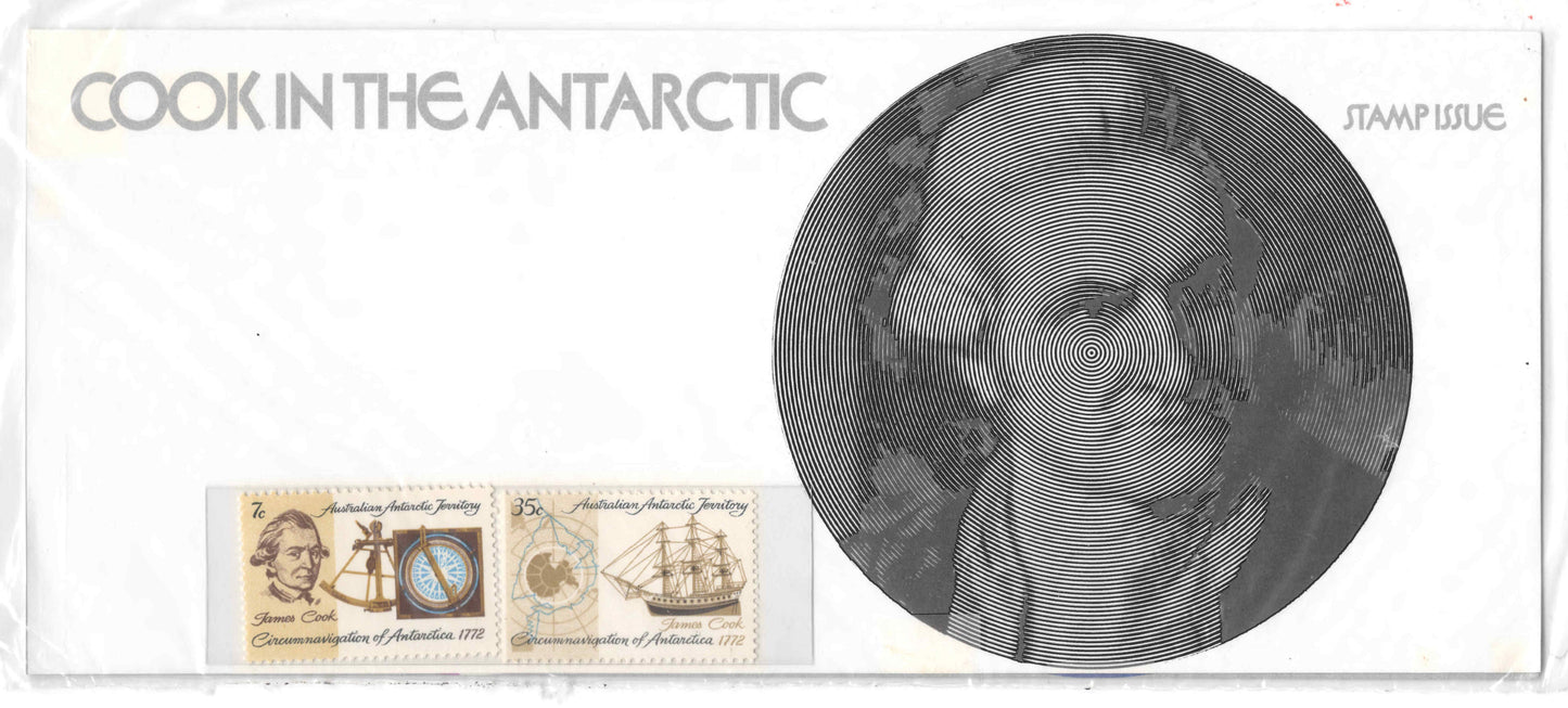 Australian Antarctic Territory 1972 Cook in the Antarctic Stamp Pack