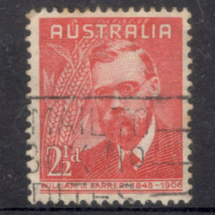 Australian 1948 2 1/2d Red William J. Farrer, 1845-1906 Stamp