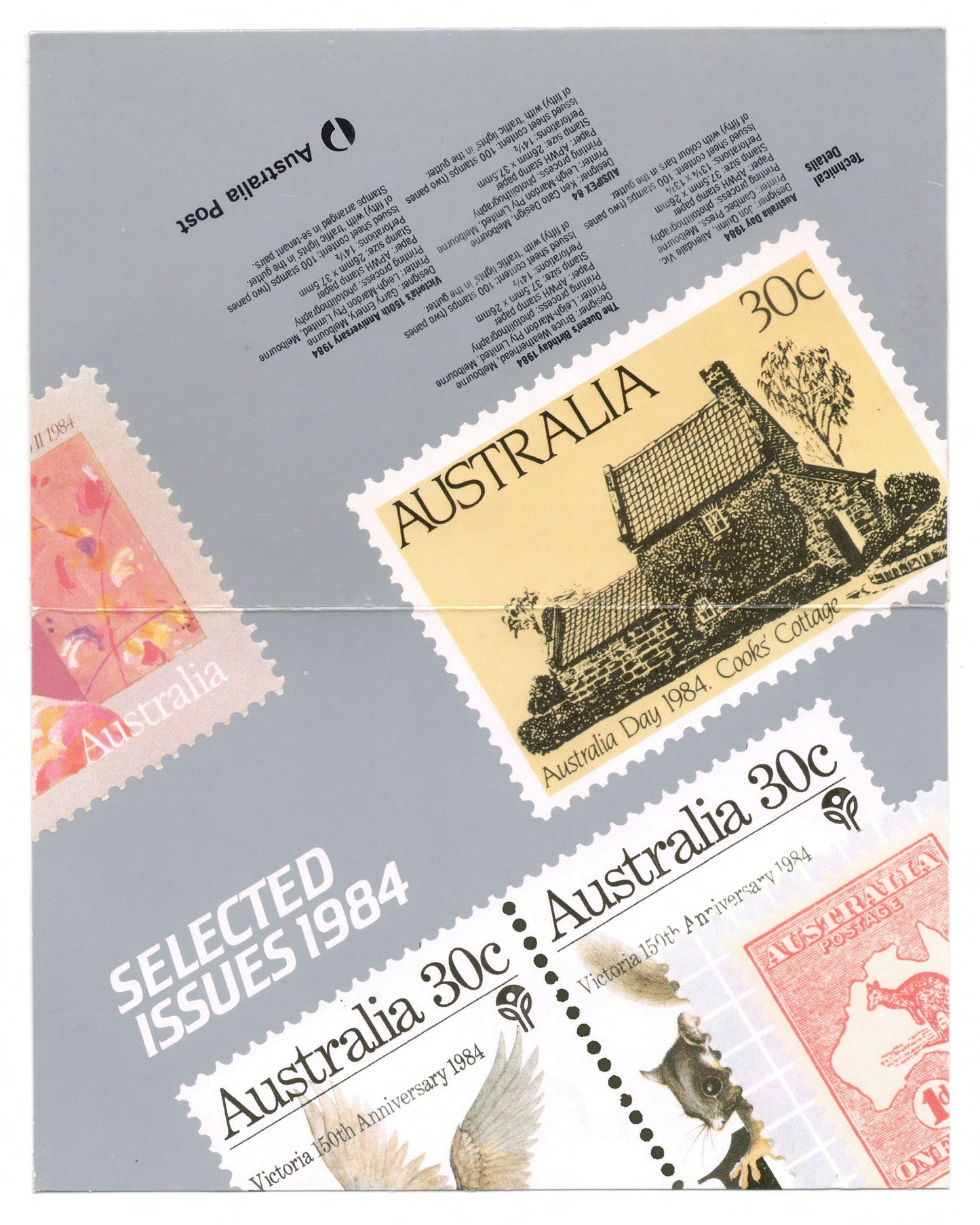 Australia 1984 Selected Issues Stamp Pack Australia Post Pack (POP)