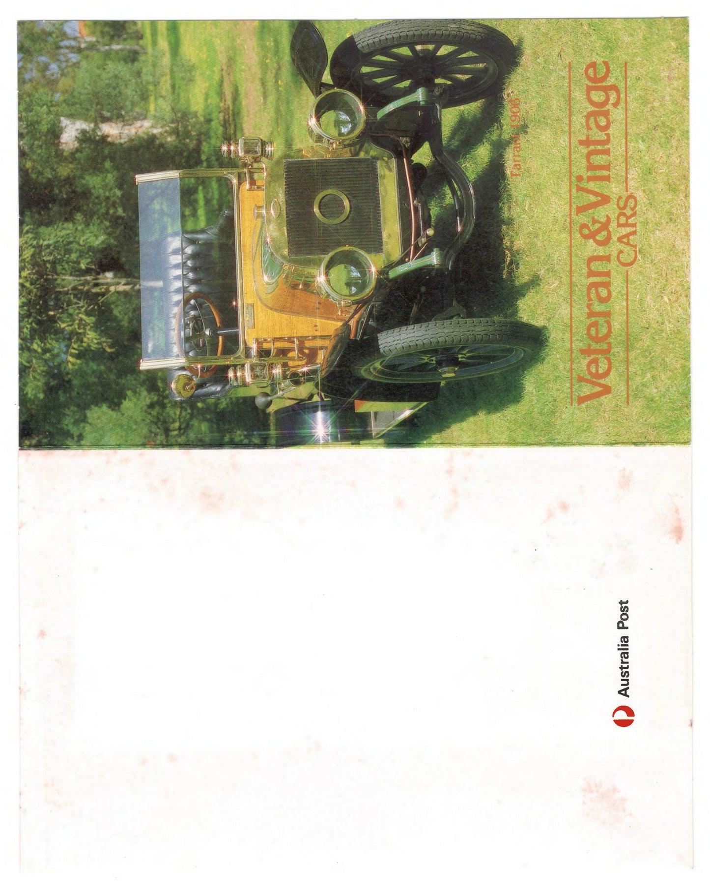 Australia 1984 Veteran & Vintage Cars Stamp Pack Australia Post Pack (POP)