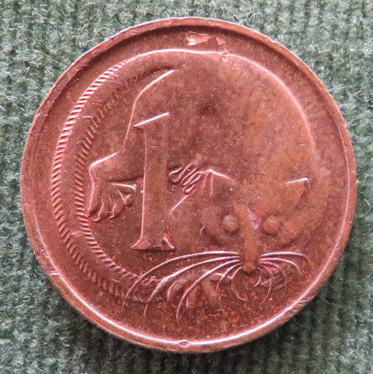 Australian 1985 1 Cent Queen Elizabeth Coin - VF