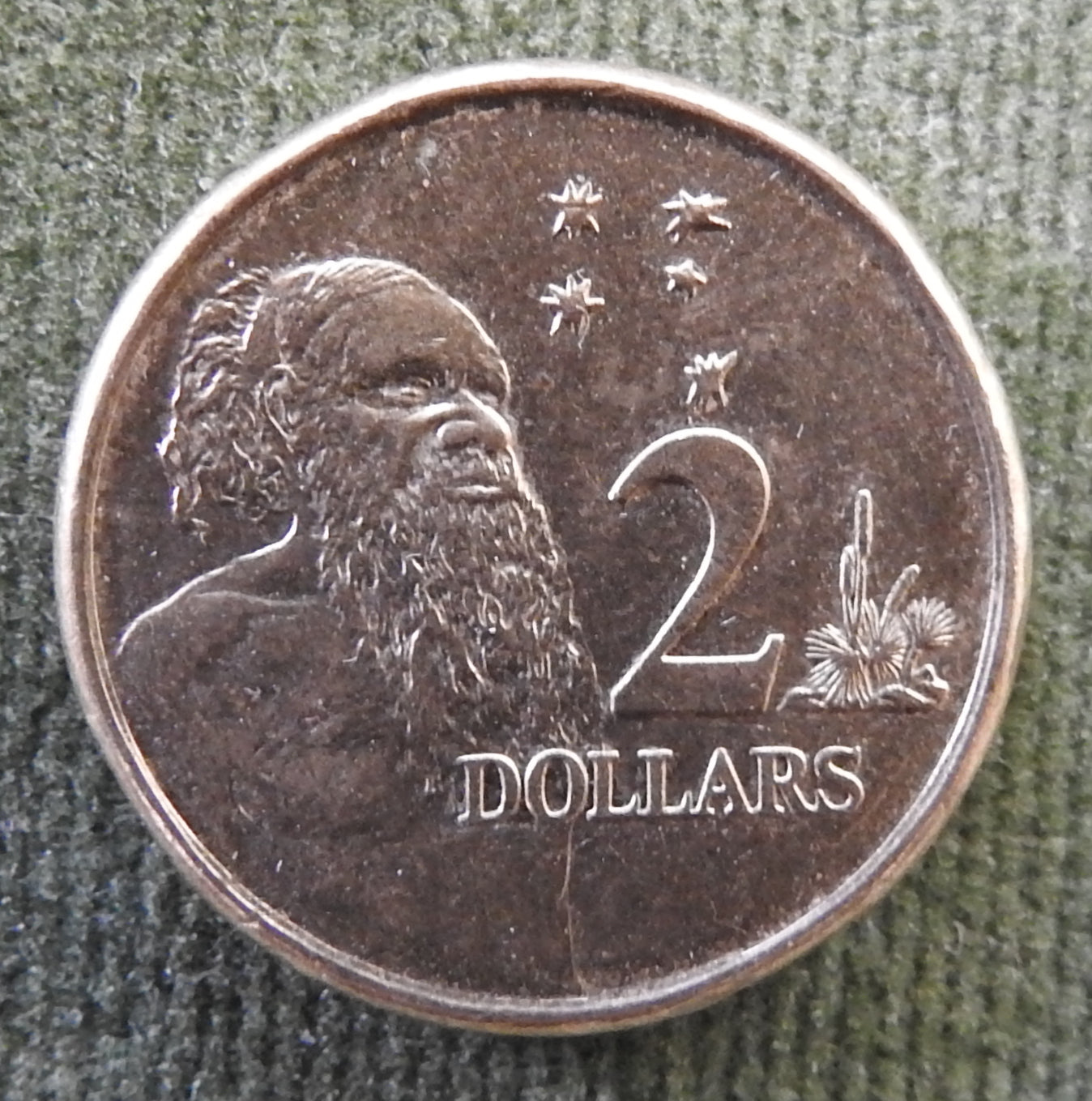 Australian 2022 2 Dollar Aboriginal Elder Queen Elizabeth Coin