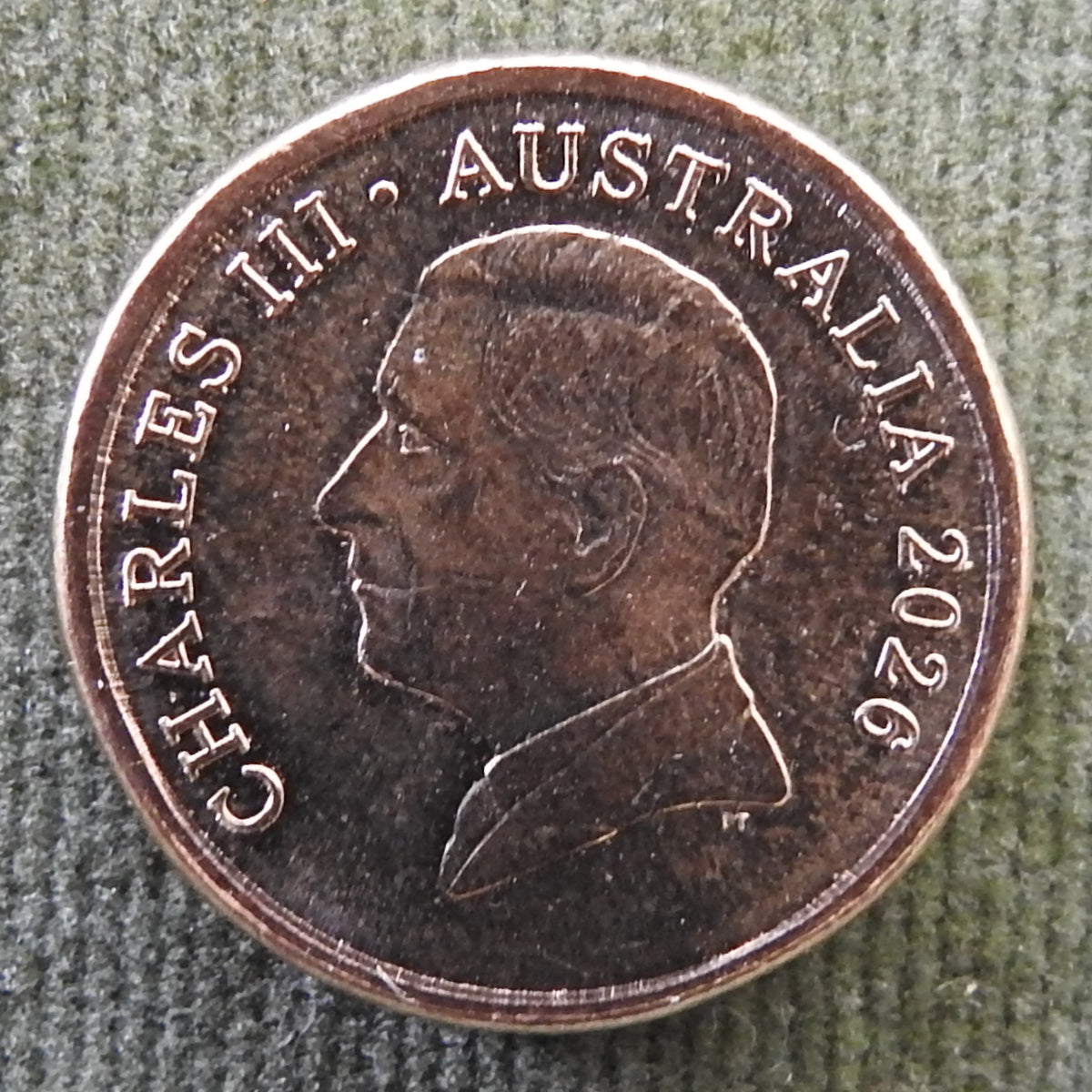 Australian 2026 2 Dollar Bluey - For Real Life King Charles III Coin