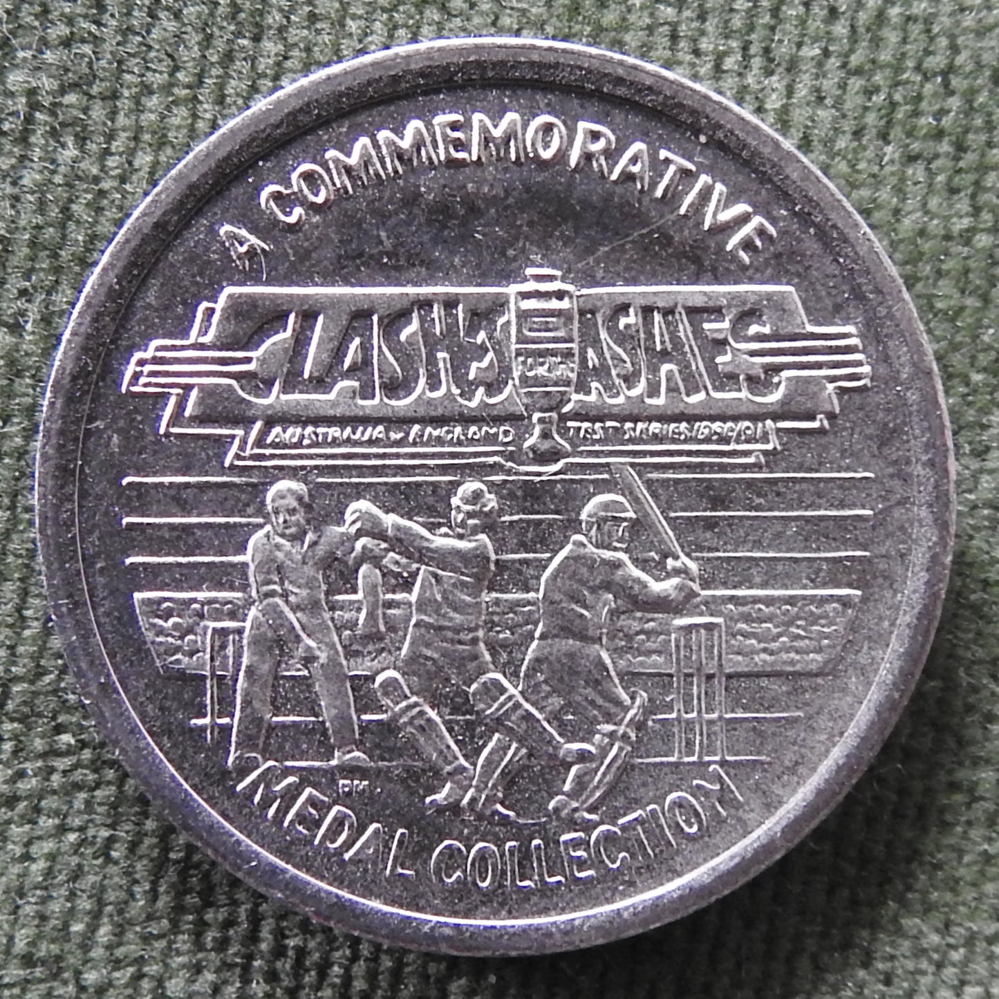 1990-1991 Classic Ashes Peter Taylor Commemorative Medallion