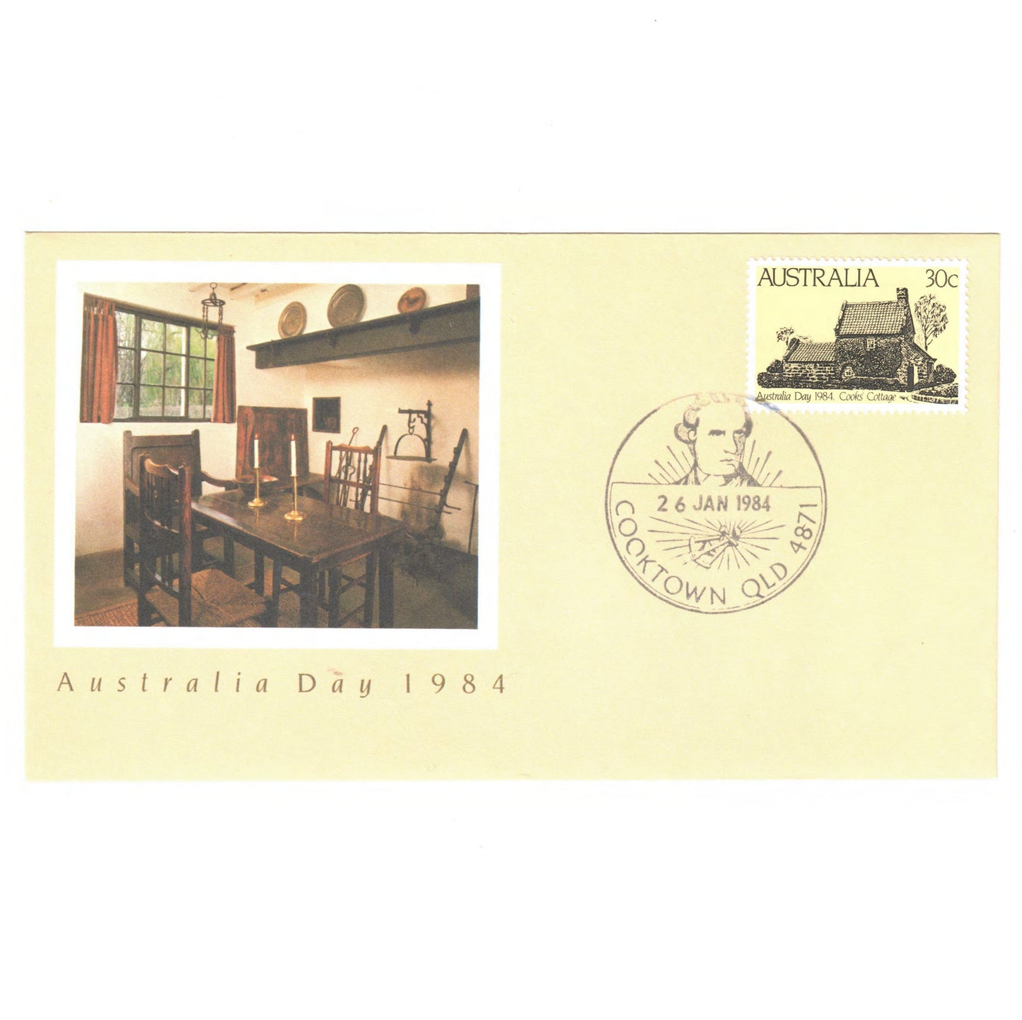 Australia 1984 30c FDC Australia Day 1984 Postmarked 26 January 1984