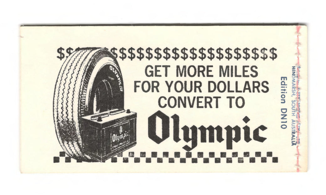 Australian 1967 QEII 4 Cent Red Stamp Booklet Of 15 4 Cent Stamps 60 Cents