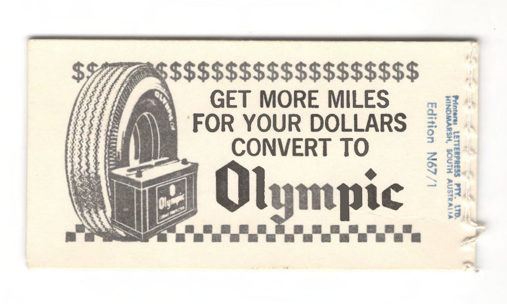 Australian 1967 QEII Red Stamp Booklet Of 10 4 Cent With 5 Cent Overprint Stamps 50 Cents