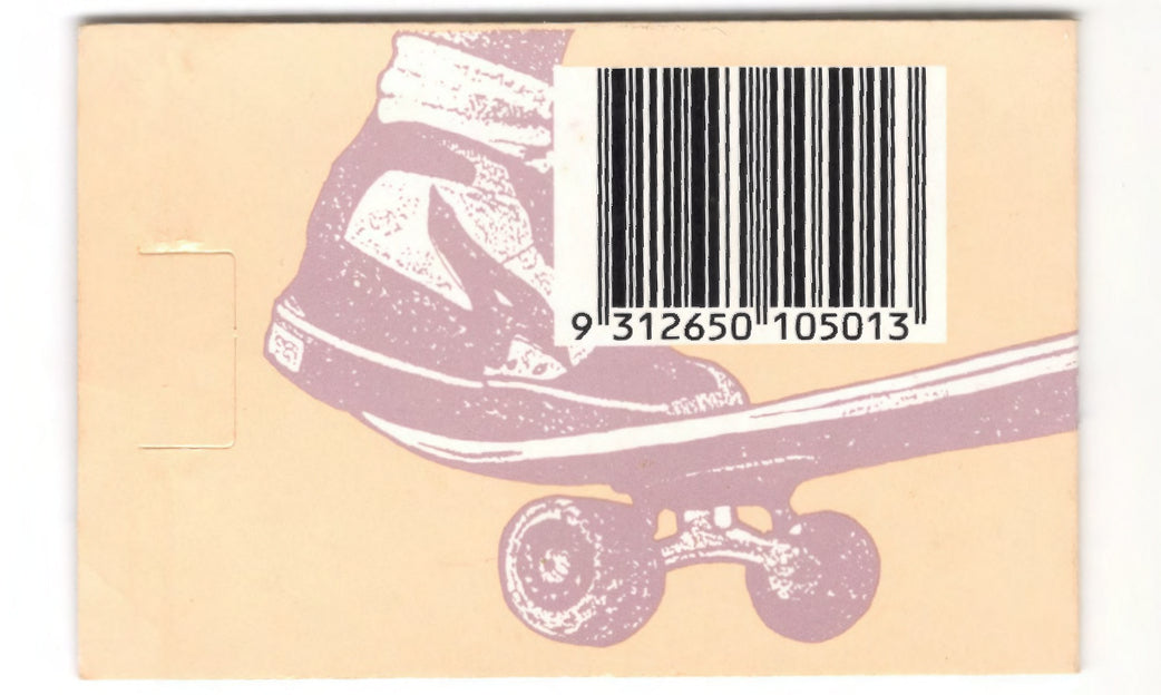 Australian 1990 43 Cent Skateboarding Single Koala Stamp Booklet Of 10 Stamps $4.30