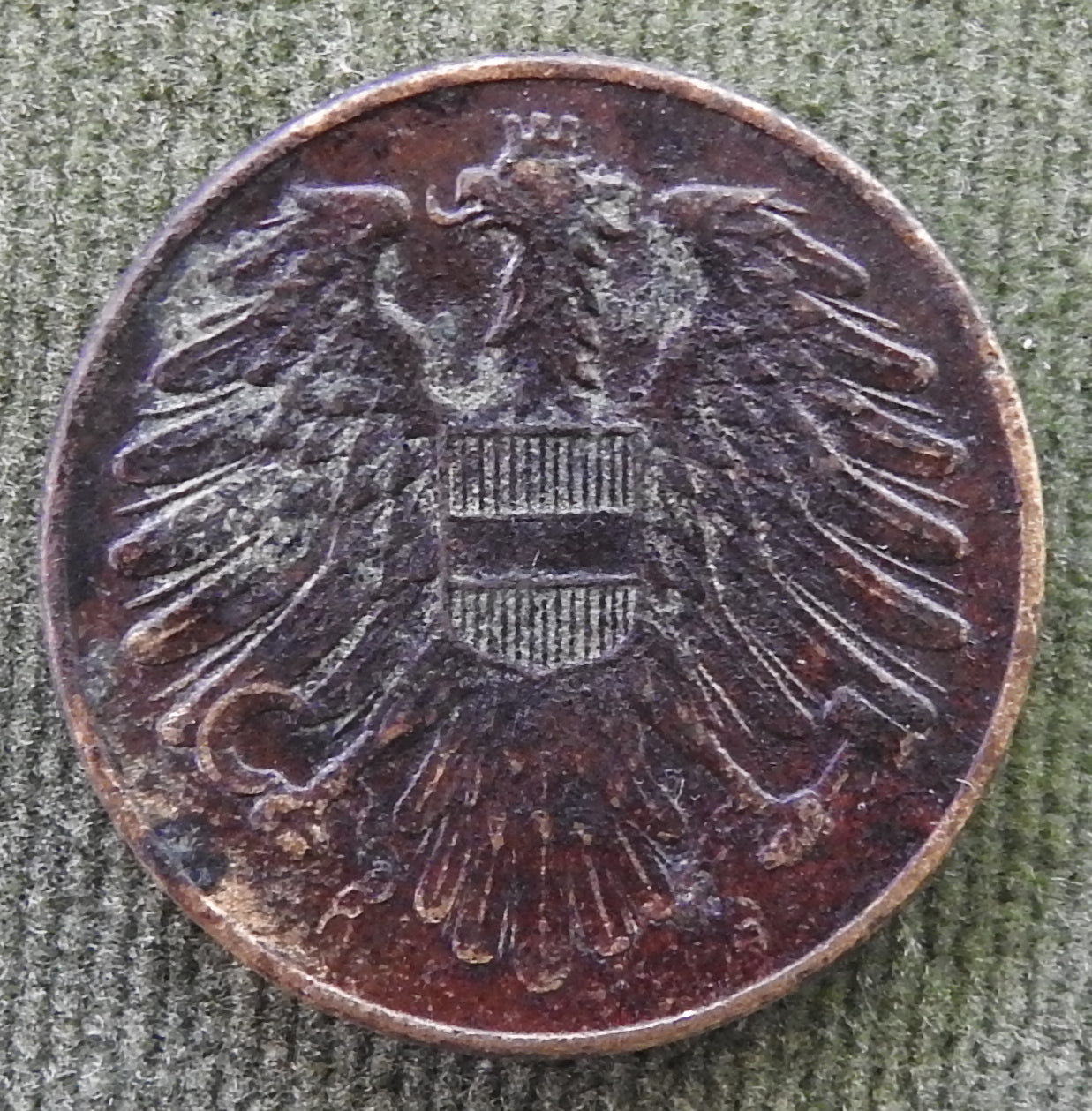 Austria 1951 20 Groschen Coin