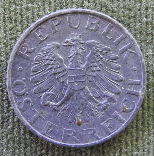 Austria 1957 5 Groschen Austrian Coat of Arms Coin