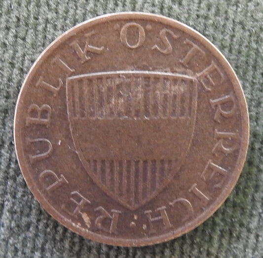 Austria 1966 50 Groschen Austrian Escutcheon Coin