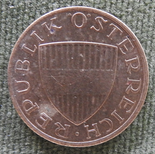 Austria 1967 50 Groschen Austrian Escutcheon Coin