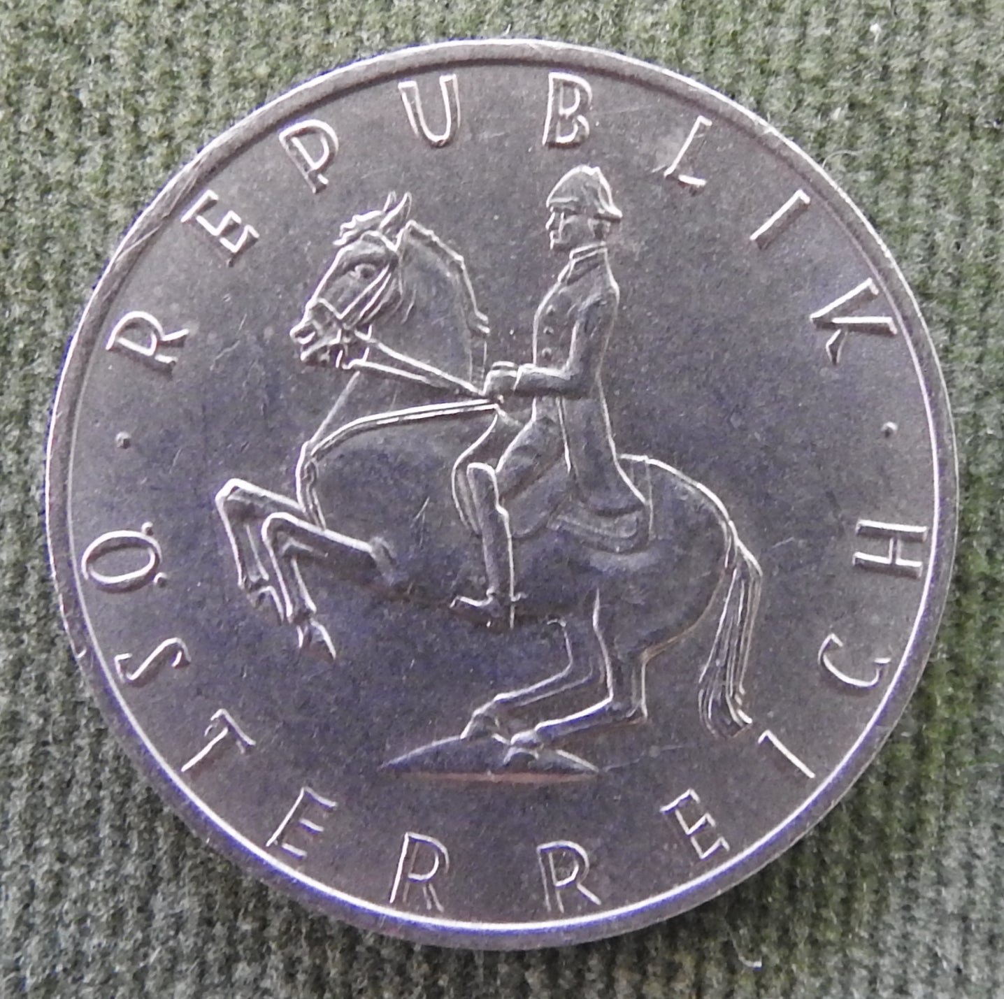 Austria 1969 5 Schilling Lipizzaner Horse Coin