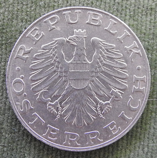 Austria 1980 10 Schilling Woman's Head Coin
