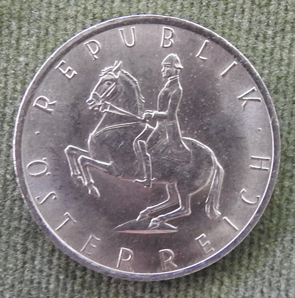 Austria 1983 5 Schilling Lipizzaner Horse Coin