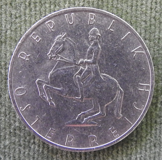 Austria 1987 5 Schilling Lipizzaner Horse Coin
