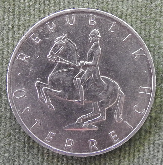 Austria 1990 5 Schilling Lipizzaner Horse Coin
