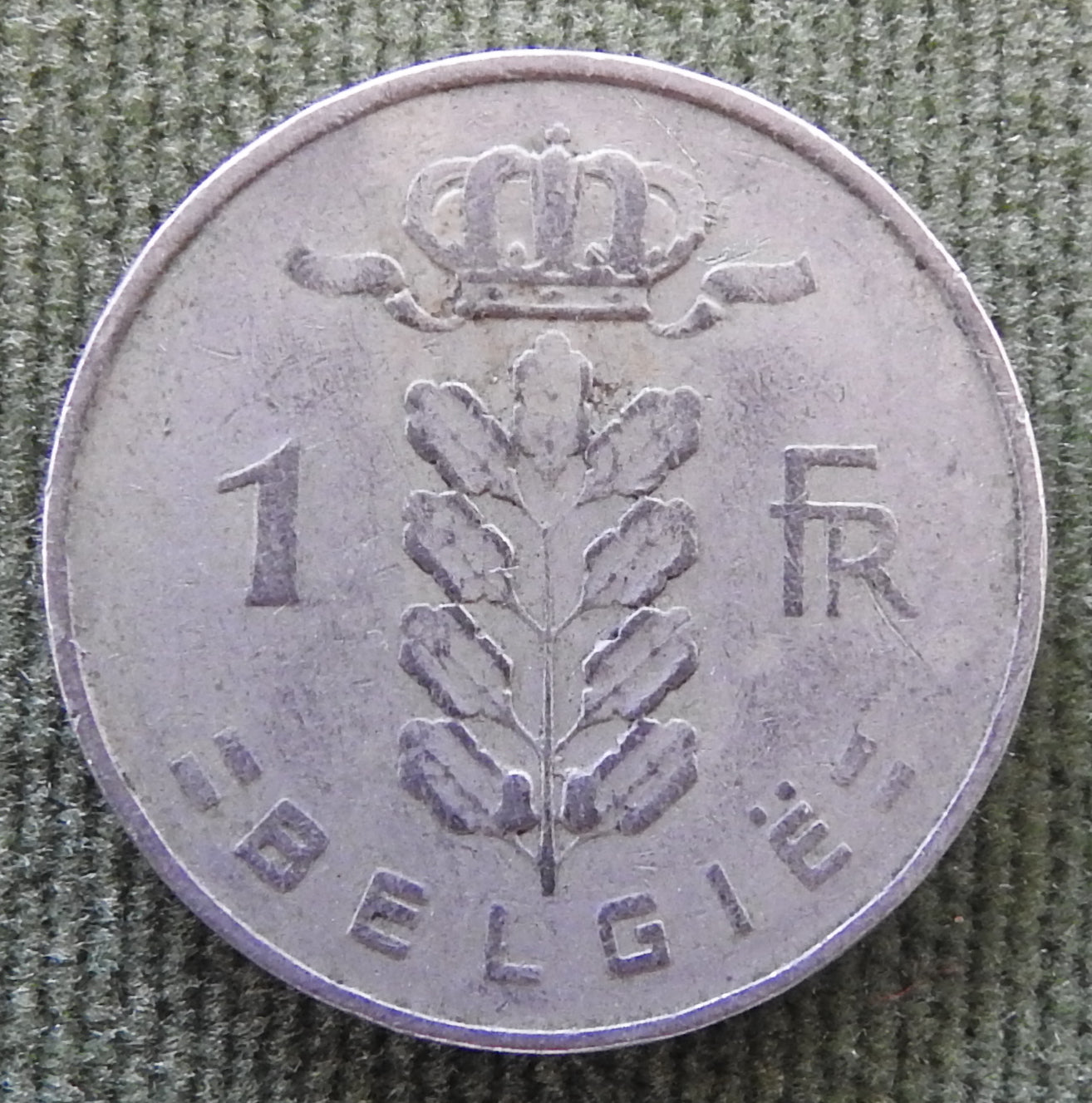 Belgium 1950 1 Franc Coin