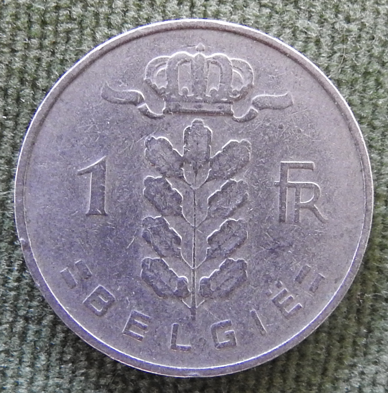 Belgium 1962 1 Franc Coin