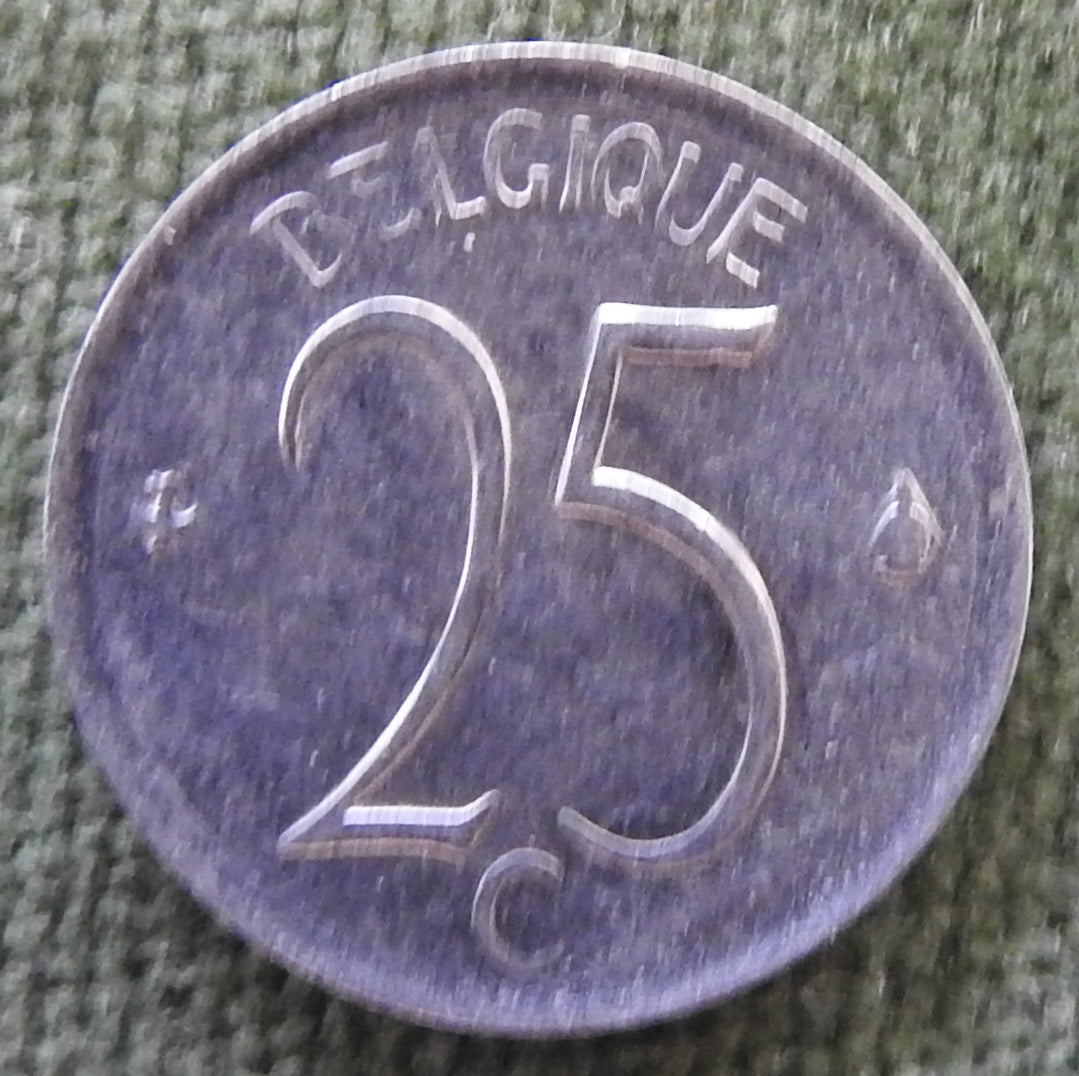 Belgium 1965 25 Centime Coin