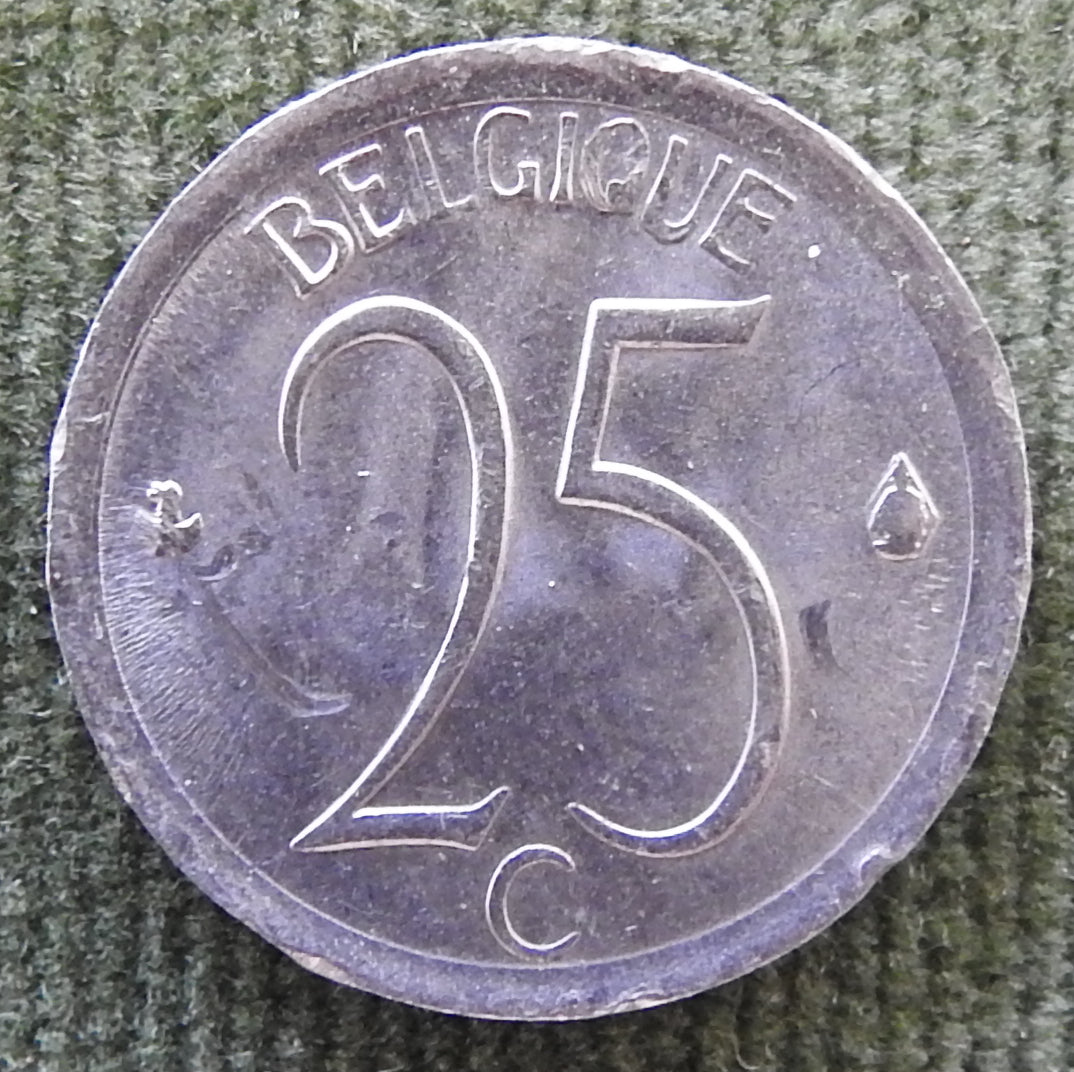 Belgium 1966 25 Centime Coin