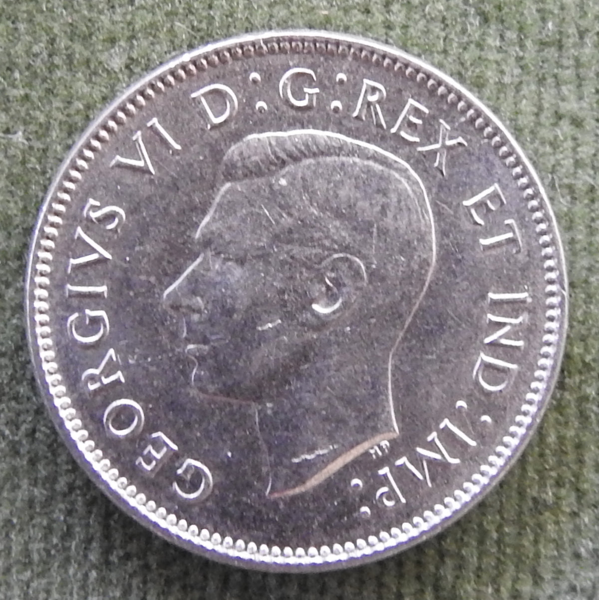Canada 1938 5 Cent King George VI Coin