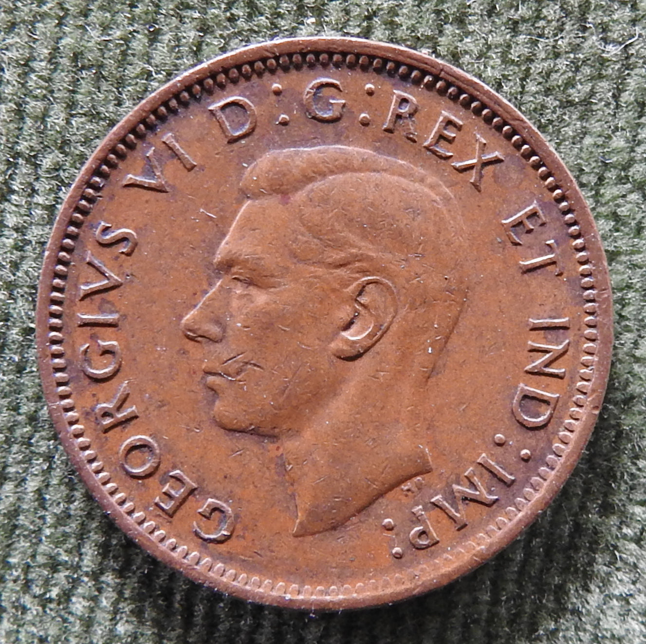Canada 1946 1 Cent King George VI Coin