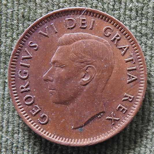 Canada 1952 1 Cent King George VI Coin