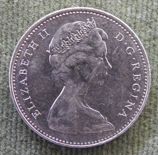 Canada 1975 5 Cent Coin Queen Elizabeth II North American Beaver