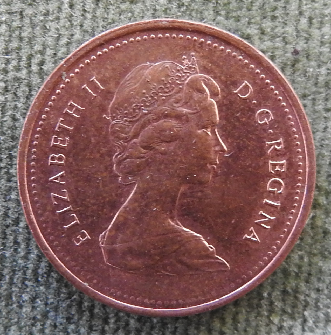 Canada 1979 1 Cent Maple Leaf Queen Elizabeth II Coin