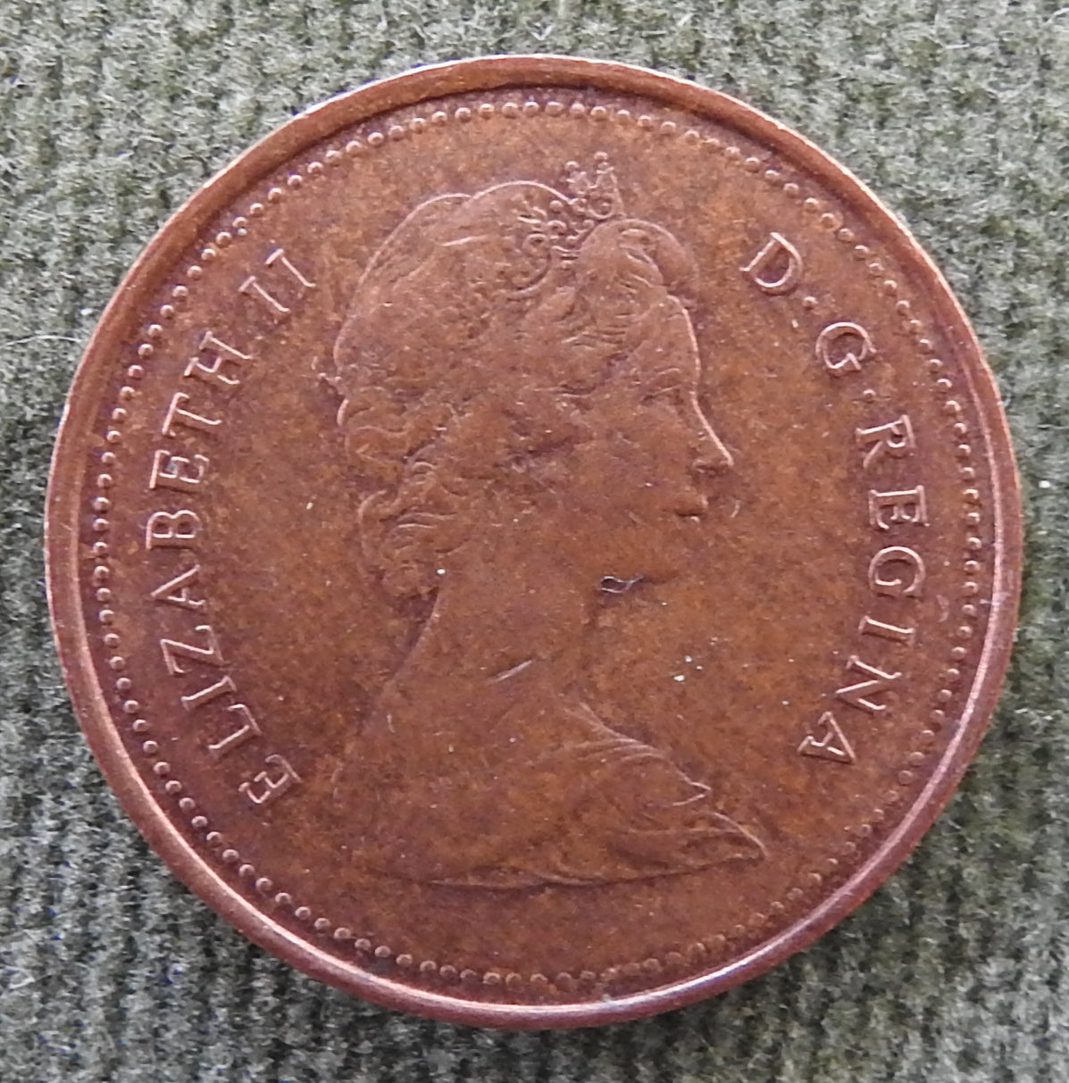 Canada 1981 1 Cent Queen Elizabeth II Coin