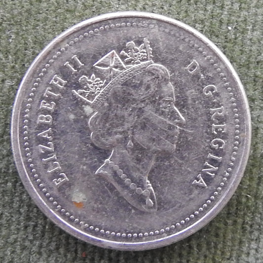 Canada 2000 5 Cent Queen Elizabeth II Coin - Circulated