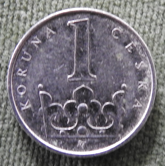 Ceska Czech Republic 2002 1 Koruna Coin