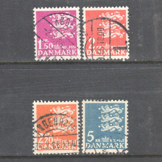 Danmark 1962 Onwards Coat of Arms Partial Stamp Set - Cancelled & Used