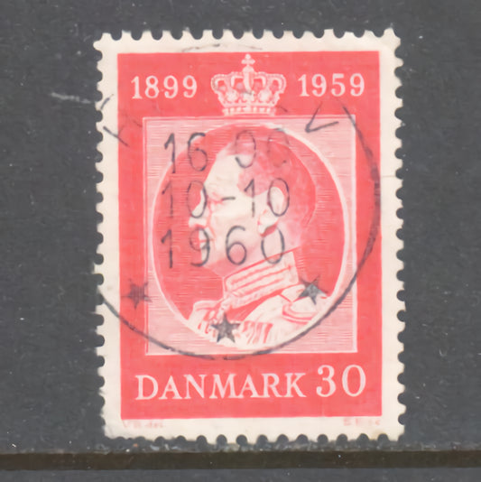 Danmark 1959 The 60th Anniversary of the Birth of King Frederik IX Stamp - Cancelled