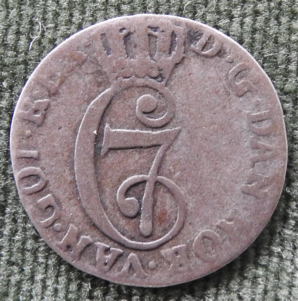 Denmark 1784 2 Skilling Silver Coin