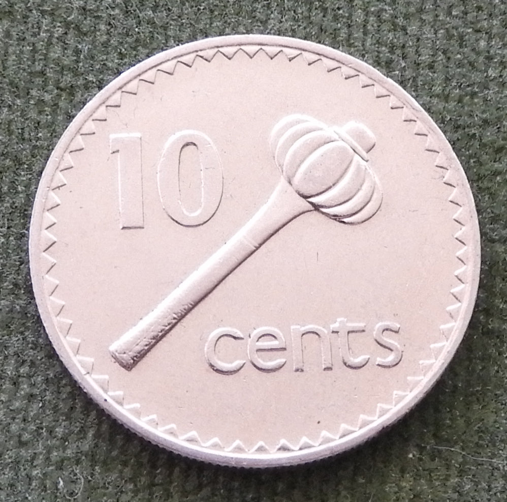 Fiji 1982 10 Cent Queen Elizabeth Coin