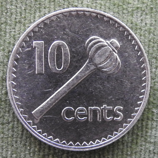 Fiji 1994 10 Cent Throwing Club Coin