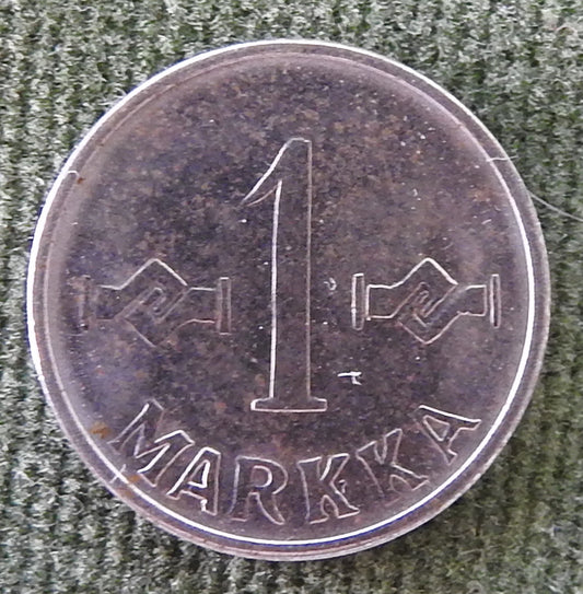 Suomen Tasavalta Finland 1958 1 Markka Coin - Circulated