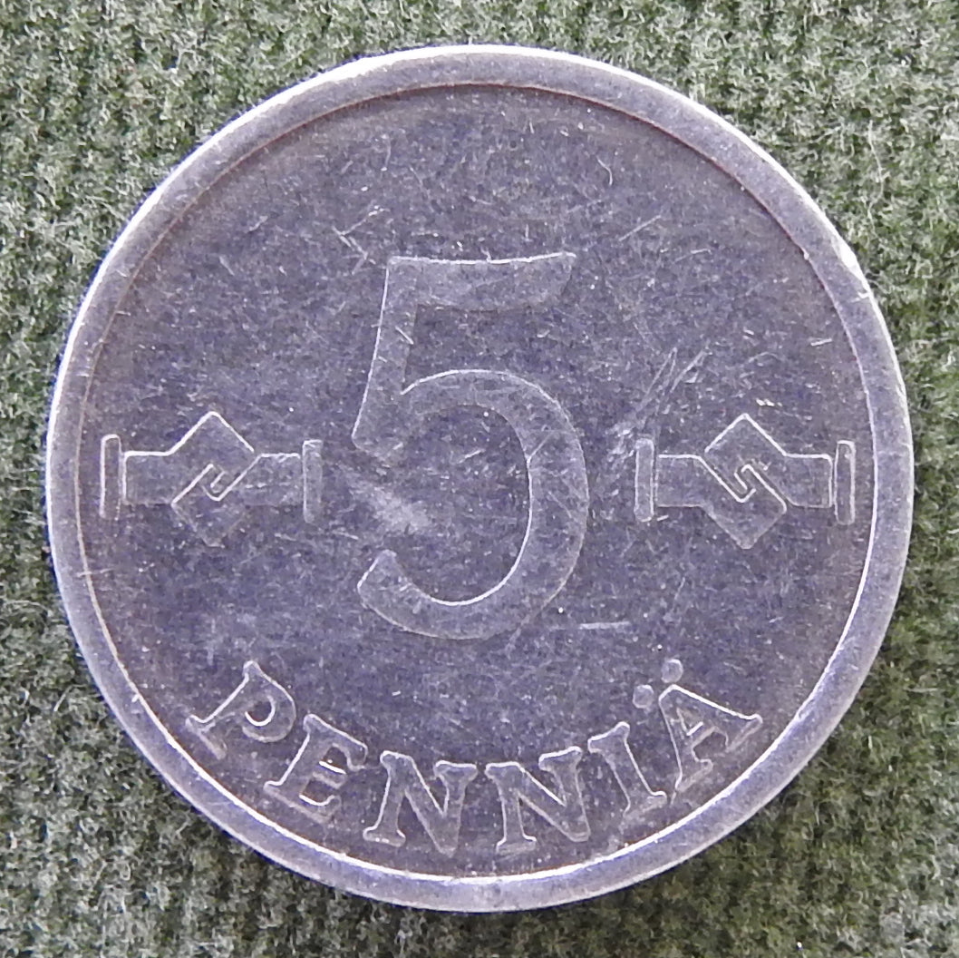 Suomen Tasavalta Finland 1980 5 Pennia Coin