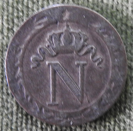 French 1808 10 Centimes Coin - Circulated