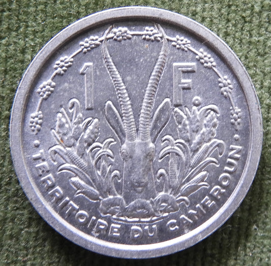 French Cameroon 1948 1 Franc Territoire Du Cameroun Coin - Circulated