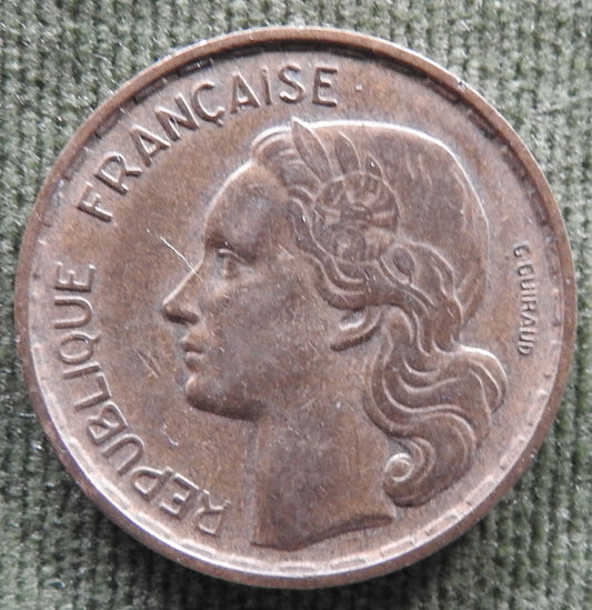 French 1953 B 20 Franc Coin - Circulated