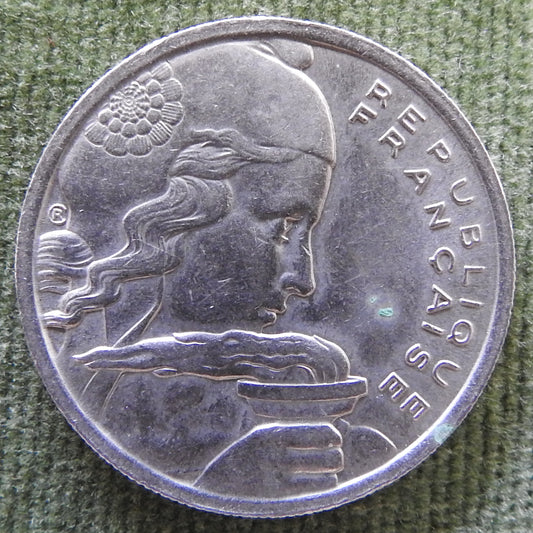 French 1958 100 Franc Coin - Circulated