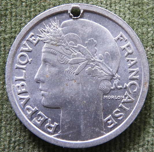 French 1958 1 Franc Coin - Circulated