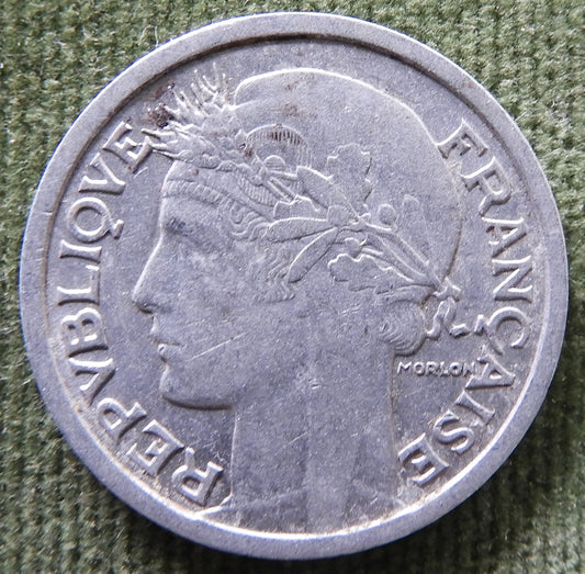 French 1958 B 1 Franc Coin - Circulated