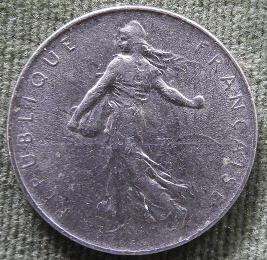 French 1972 1 Franc Coin - Circulated