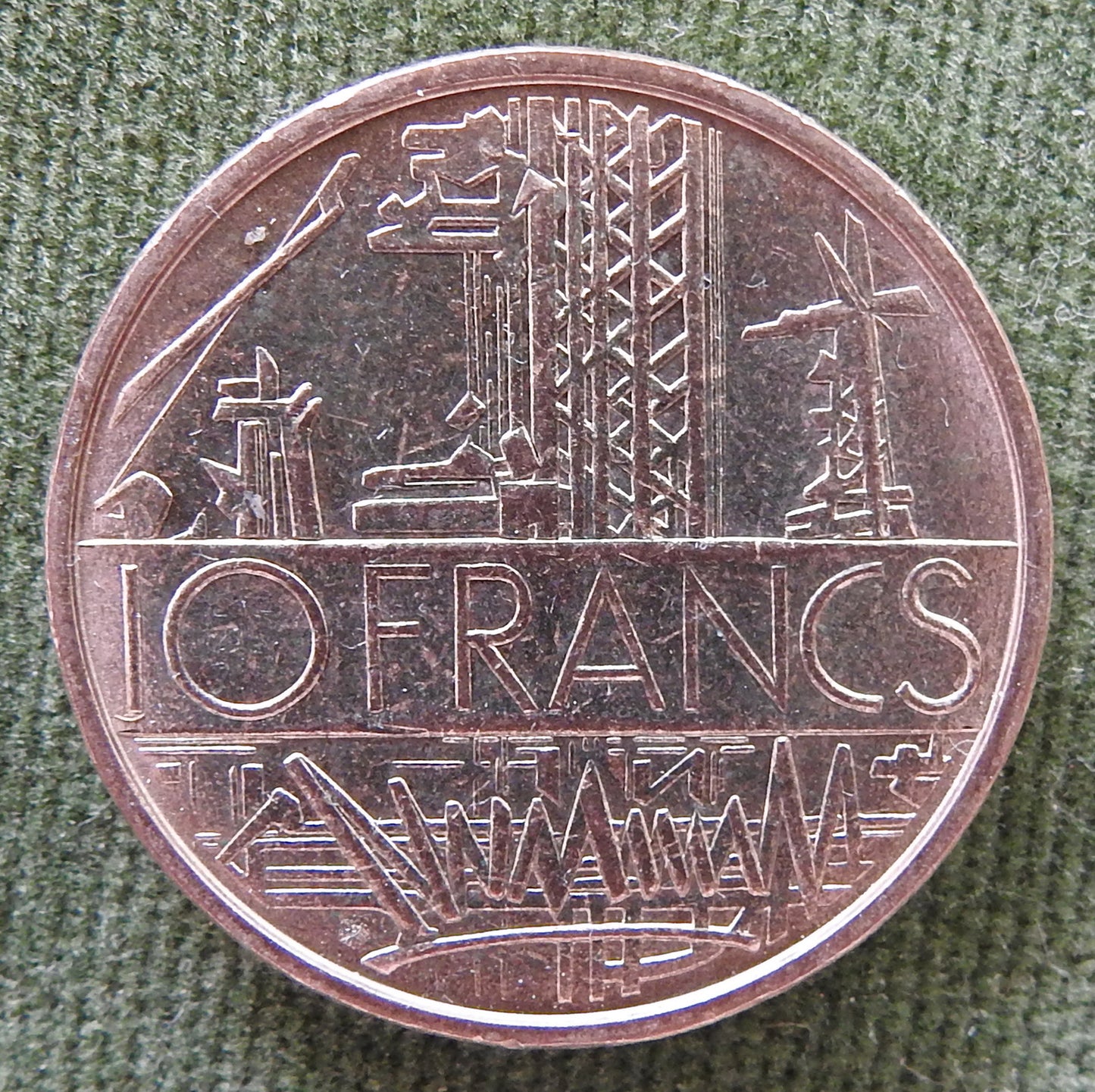 French 1974 10 Franc Coin